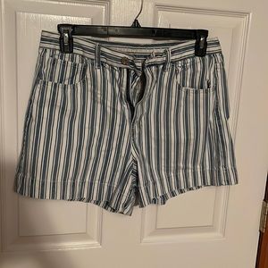 American Eagle Striped Mom Shorts